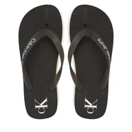 Klapki i japonki damskie - Japonki Calvin Klein Jeans Beach Sandal Flatform Tpu YW0YW01830 Czarny - miniaturka - grafika 1