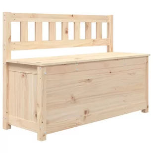 Lumarko Ławka, 110x41x76,5 cm, lite drewno sosnowe - Ławki do przedpokoju - miniaturka - grafika 3