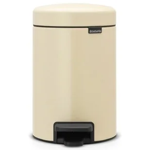 Brabantia Kosz pedałowy 3l, migdałowy - Kosze na śmieci - miniaturka - grafika 1