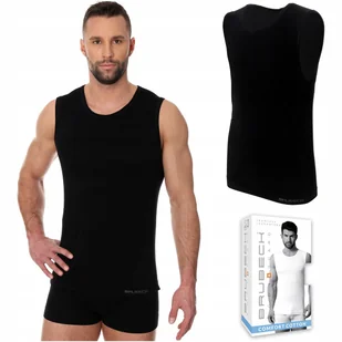 BRUBECK TANK PODKOSZULKA SL00068A męska r XL - Koszulki męskie - miniaturka - grafika 1