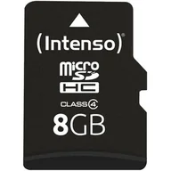 Karty pamięci - Karta pamięci INTENSO micro SDHC 8GB Class 4 - miniaturka - grafika 1