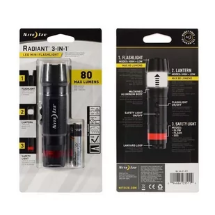 Nite Ize - Latarka Radiant® 3-in-1™ LED Mini Flashlight - Czarny - NL1B-01-R7 - Latarki - miniaturka - grafika 2