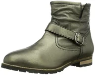 Kozaki damskie - Andrea Conti 1418564036 damskie kozaki z krótką cholewką, złoto - Platyna złota - 37 eu - miniaturka - grafika 1