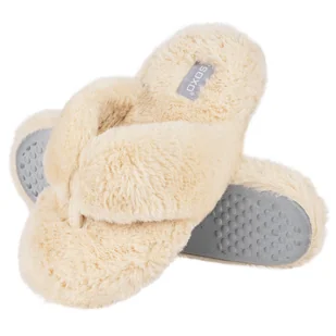 Kapcie Damskie Soxo Futrzane Z Twardą Podeszwą Tpr Japonki Beżowe - 37–38 - Kapcie damskie Kapcie Damskie Soxo Futrzane Z Twardą Podeszwą Tpr Japonki Beżowe - 37–38 - Kapcie damskie - miniaturka - grafika 1