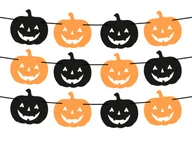 Halloween - Girlanda na Halloween - Dynie - 500 cm - miniaturka - grafika 1