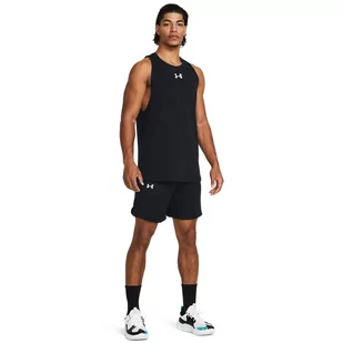 Męskie spodenki do koszykówki Under Armour UA Baseline Short - czarne - UNDER ARMOUR - Spodnie sportowe męskie - miniaturka - grafika 1