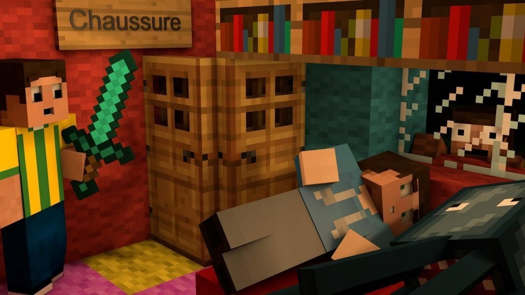 PODKŁADKA POD MYSZ Z Nadrukiem 22x18 cm Minecraft GRA World Tekst Prezent