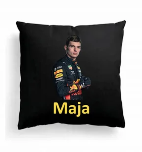Foto Poduszka Czarna Max Verstappen Formuła 1 F1 - Poduszki dekoracyjne - miniaturka - grafika 1