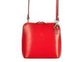 Torebki damskie - Torebka Damska Skórzana 1702 Czerwona - miniaturka - grafika 1