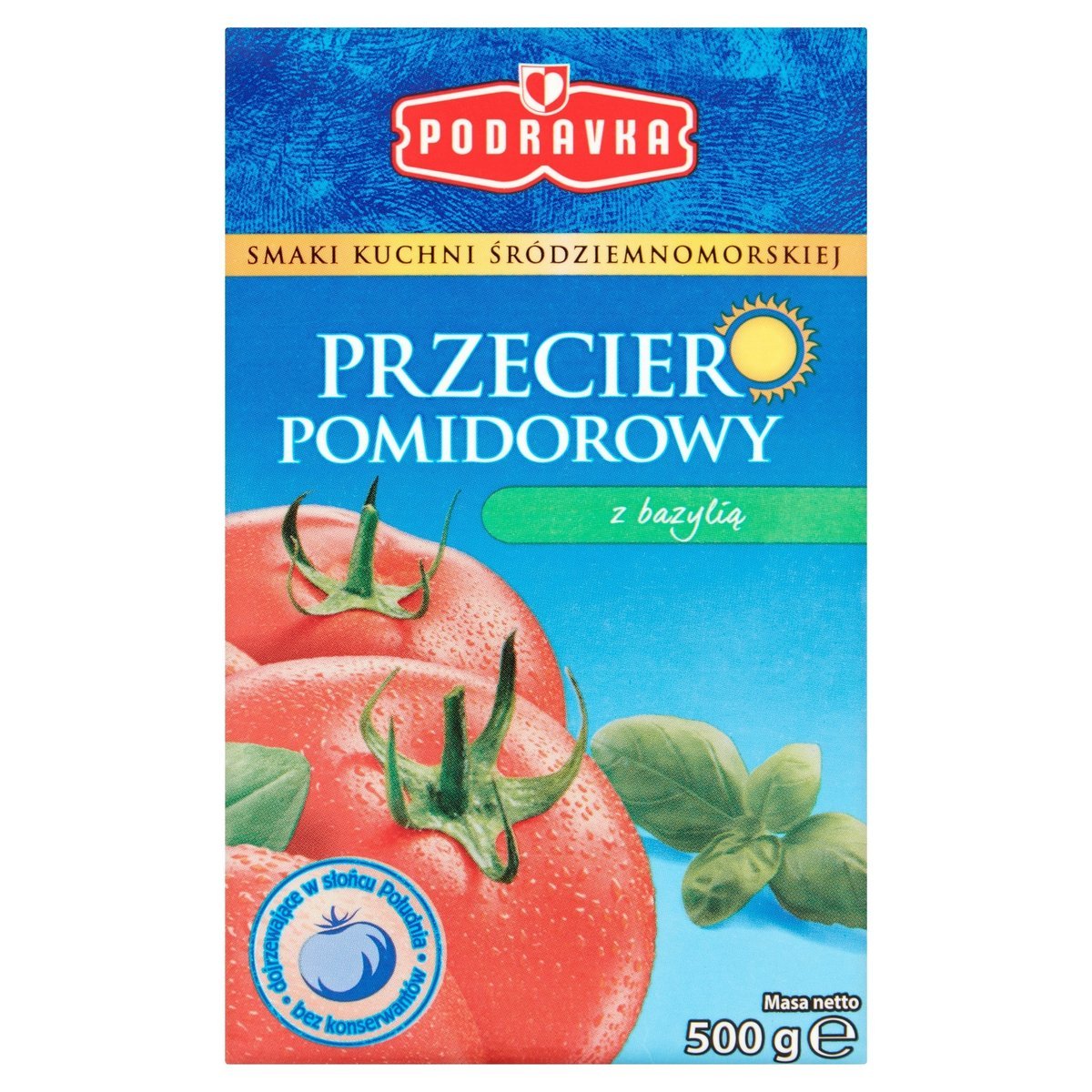 Przecier pomidorowy z bazylią Podravka 500 g
