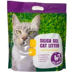 Żwirek silikonowy dla kota kotów naturalny 5l - Żwirek dla kotów - miniaturka - grafika 1