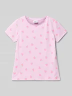 Koszulki dla dziewczynek - T-shirt o kroju regular fit z czystej bawełny - miniaturka - grafika 1
