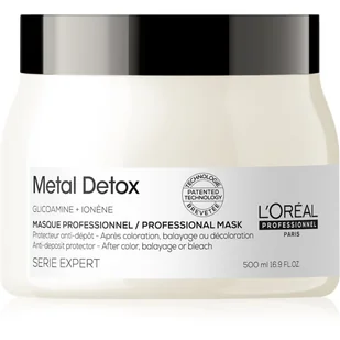 Loreal Metal Detox Maska po koloryzacji, zapobiegająca osadzaniu się metali na włosach 500 ml - Maski do włosów - miniaturka - grafika 1