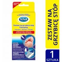 Scholl RECKITT BENCKISER (POLAND) S.A. Zestaw na grzybicę do stóp 1op. - Pielęgnacja stóp - miniaturka - grafika 1