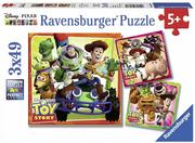 Puzzle - Ravensburger Puzzle 3 x 49 elementów. Toy Story - miniaturka - grafika 1