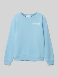 Bluza z detalami z logo model ‘TERRY’ - Swetry dla chłopców - miniaturka - grafika 1