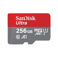 Karty pamięci - SanDisk Ultra microSD 256 GB MicroSDXC UHS-I Klasa 10 SDSQUNR-256G-GN6TA - miniaturka - grafika 1