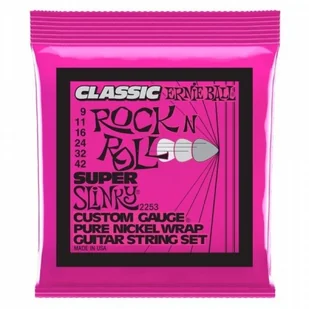 Ernie Ball 9-42 2253 Pure Nickel struny elektryczne - Struny gitarowe  - miniaturka - grafika 1