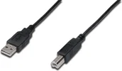 Kable USB - Kabel USB Digitus USB-A - USB-B 1.8 m Czarny (AK-300105-018-S) - miniaturka - grafika 1