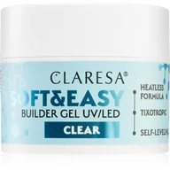 Żele do paznokci - Claresa - Żel budujący SOFT&EASY builder gel clear 45g - miniaturka - grafika 1