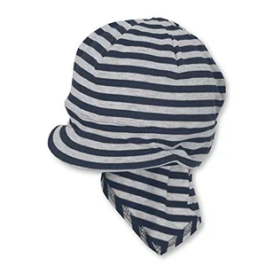 Sterntaler Piratentuch Mit Nackenschutz Czapka mieszana dla niemowląt, Niebieski (Granatowy 300), X-Small (Taille fabricant: 51) - Czapki damskie - miniaturka - grafika 1