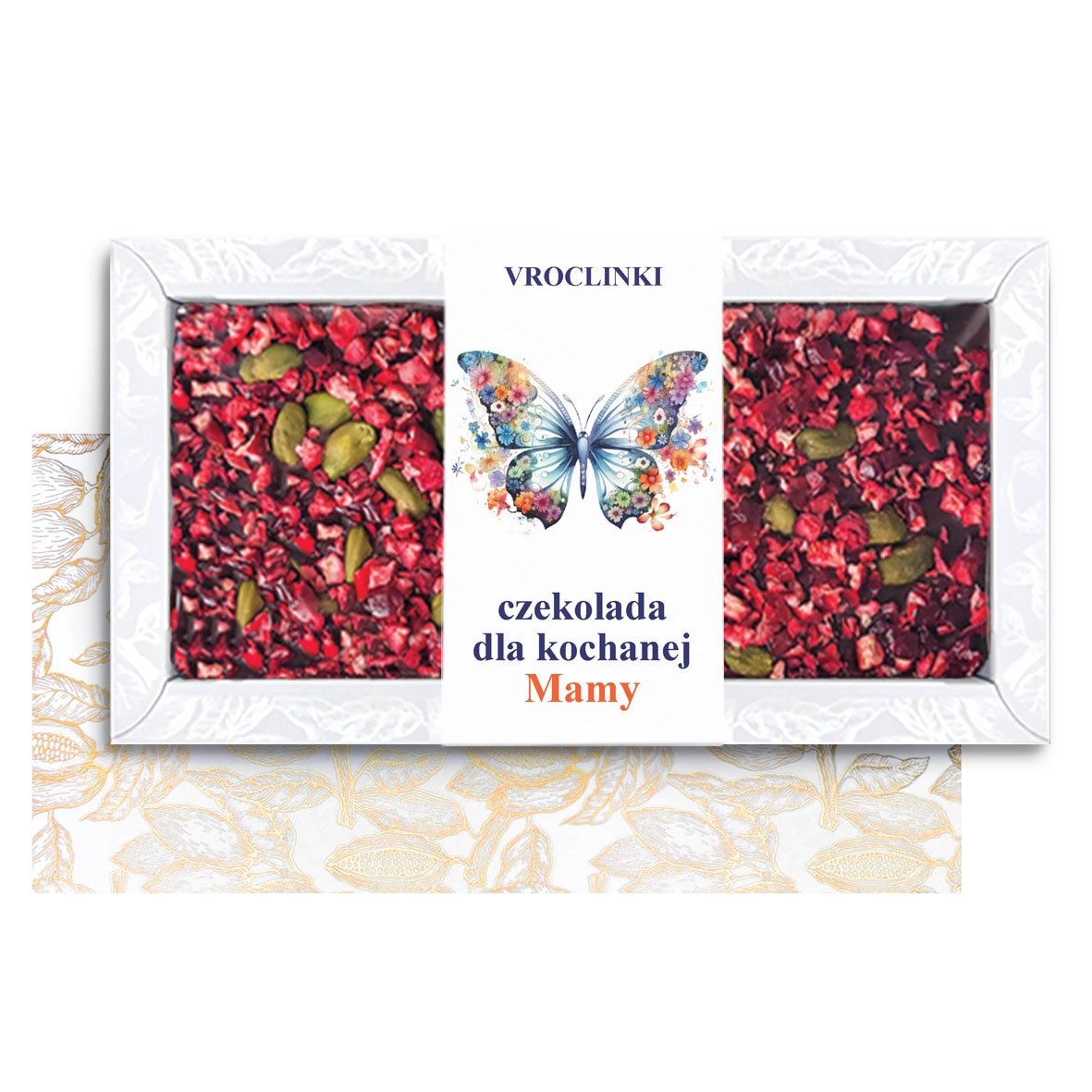 Czekolada Deserowa z Żurawiną i Pistacjami na Dzień Mamy (80g)