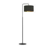 Lampy stojące - Emibig HILDE LP1 BL BLACK lampa podłogowa abażury nowoczesna 1054/LP1 - miniaturka - grafika 1