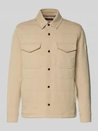 Bluzy męskie - Bluza rozpinana o kroju regular fit z mieszanki bawełny - miniaturka - grafika 1