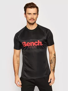 Koszulki męskie - Bench T-Shirt Deltoid 118635 Czarny Regular Fit - grafika 1