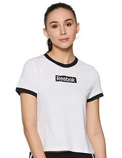 Reebok Te Linear Logo Slim tee Koszulka damska - Koszulki i topy damskie - miniaturka - grafika 1