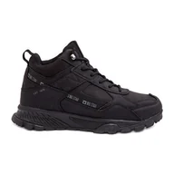 Buty trekkingowe męskie - Męskie Ocieplane Buty Trekkingowe Czarne Big Star MM174164 - miniaturka - grafika 1
