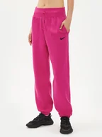 Spodnie sportowe damskie - Nike Spodnie dresowe DQ5887 Różowy Oversize - miniaturka - grafika 1