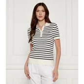 Swetry damskie - Tommy Hilfiger Polo | Regular Fit - miniaturka - grafika 1