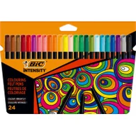 Kredki, ołówki, pastele i pisaki - BiC Flamastry Color UP 24 kolory - miniaturka - grafika 1