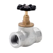 Zawory i kraniki - Perfexim Zawór przelotowy prosty 3/4" żeliwny ocynkowany 3098 G3/4 WW PN10 DN20 01-400-0200-100 - miniaturka - grafika 1