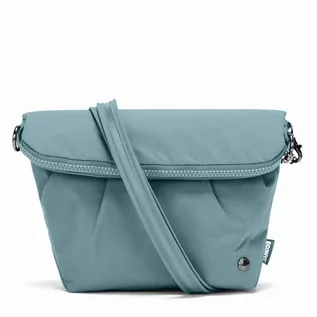 Torby podróżne - Torebka damska antykradzieżowa Pacsafe Citysafe CX Convertible Crossbody Econyl Fresh Mint miętowy - grafika 1