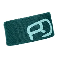Czapki i chusty sportowe damskie - Ortovox Rock 'N' Wool W, opaska na głowę, ciemnozielona - miniaturka - grafika 1