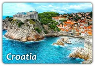 Magnesy - CHORWACJA - Dubrownik - Stare Miasto - Dalmacja - Magnes na lodówkę - miniaturka - grafika 1
