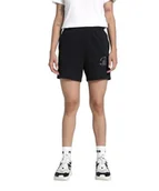Spodenki damskie - PUMA ESS Script szorty z wysokim stanem 12,7 cm - miniaturka - grafika 1