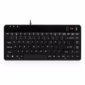 Klawiatury - Perixx Periboard-505H PLUS klawiatura Przemysłowy USB Niemiecki Czarny - miniaturka - grafika 1