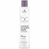 Szampony do włosów - Schwarzkopf Professional BC Bonacure Clean Balance Deep Cleansing Shampoo Tocopherol (250ml) - miniaturka - grafika 1