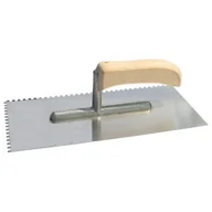 Narzędzia murarskie - MEGA Paca nierdzewna 270x130mm ząb 8x8mm 61653 61653 - miniaturka - grafika 1