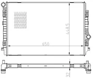 Układ chłodzenia - akcesoria - Chłodnica, układ chłodzenia silnika NRF 550081 - miniaturka - grafika 1
