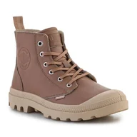 Trampki damskie - Buty Palladium Pampa Zip Lth Ess U 76888-254 brązowe - miniaturka - grafika 1