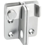 Kłódki - Zamek do drzwi przesuwnych, kłódka, zatrzask, hak, antykradzieżowy - srebrny - miniaturka - grafika 1