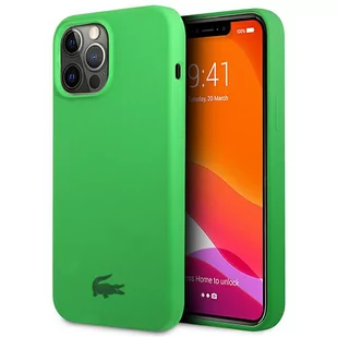 Lacoste Etui do iPhone 13 Pro / 13 6,1" zielony/green hardcase Silicone - Etui i futerały do telefonów - miniaturka - grafika 1