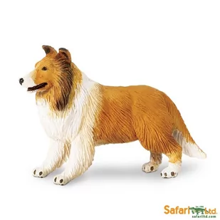 Safari Ltd 239329 Pies rasy Collie 10x6,5cm - Figurki dla dzieci - miniaturka - grafika 1