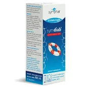 Cukier i słodziki - Symdiab Glukoza płynna, aromat truskawkowy, 10 sasz. - miniaturka - grafika 1