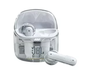 JBL Tune Flex Ghost białe - Słuchawki - miniaturka - grafika 1