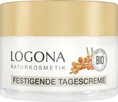 Kremy do twarzy - Logona Ujędrniający silnie liftingujący krem na dzień z organicznym rokitnikiem i kwasem hialuronowym 50.0 ml - miniaturka - grafika 1